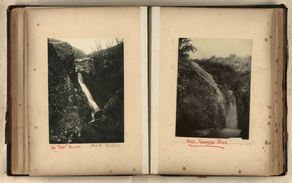 Waterfalls in the Port Hills and Kennedys Bush, 1900