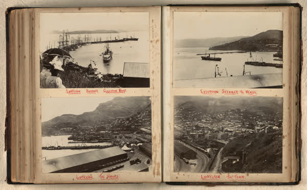 Views of Lyttelton and Harbour, 1900