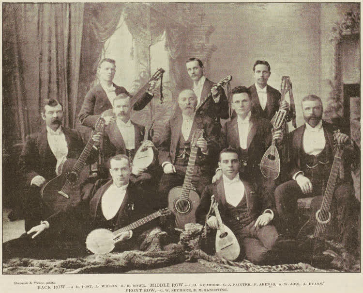Estudiantina Band, Christchurch, 1893