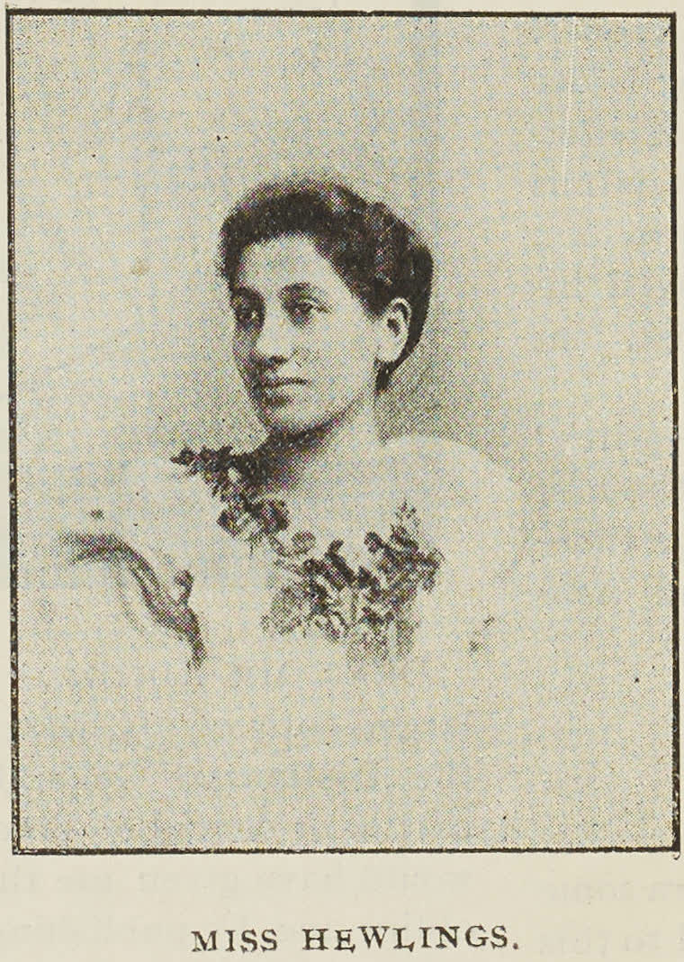 Miss Hewlings, 1895