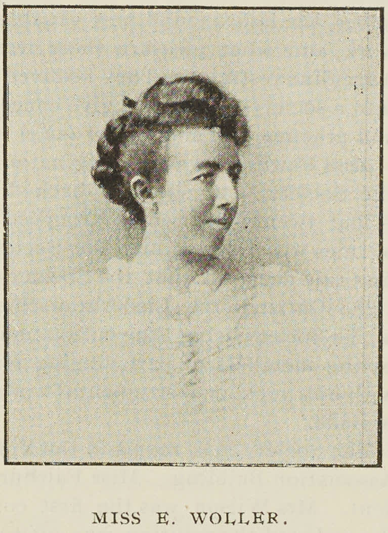Miss E. Woller, 1895