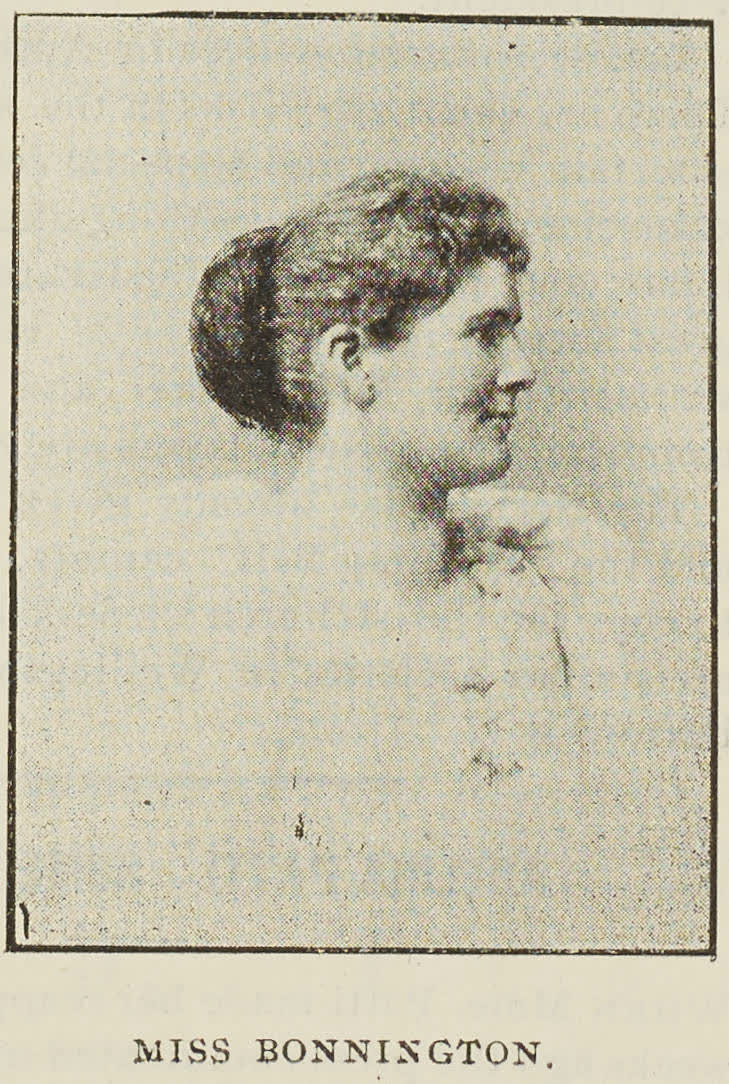 Miss Bonnington, 1895