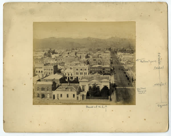 Christchurch from Cathedral Tower ., 1900
