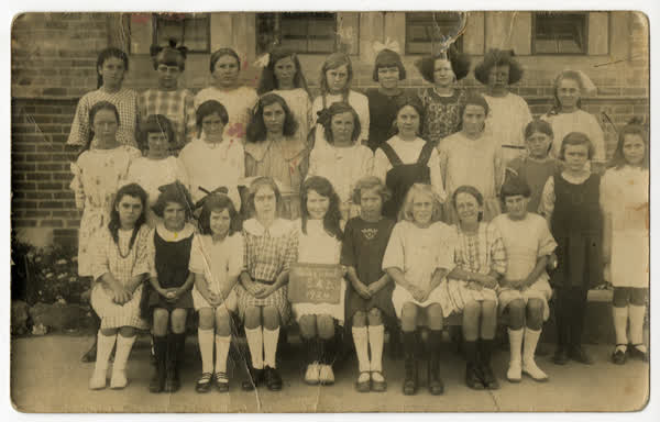Shirley School, Standard 4B, 1924, 1924