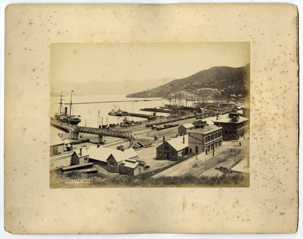 Port of Lyttelton from the East., 1930