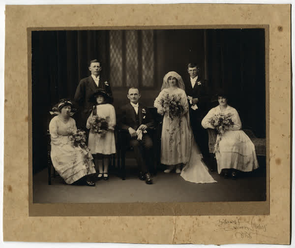 Wedding Photo at St Paul’s, 1920