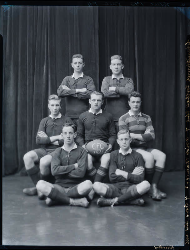 Film Negative: Christchurch Football Club team 1923, 1923