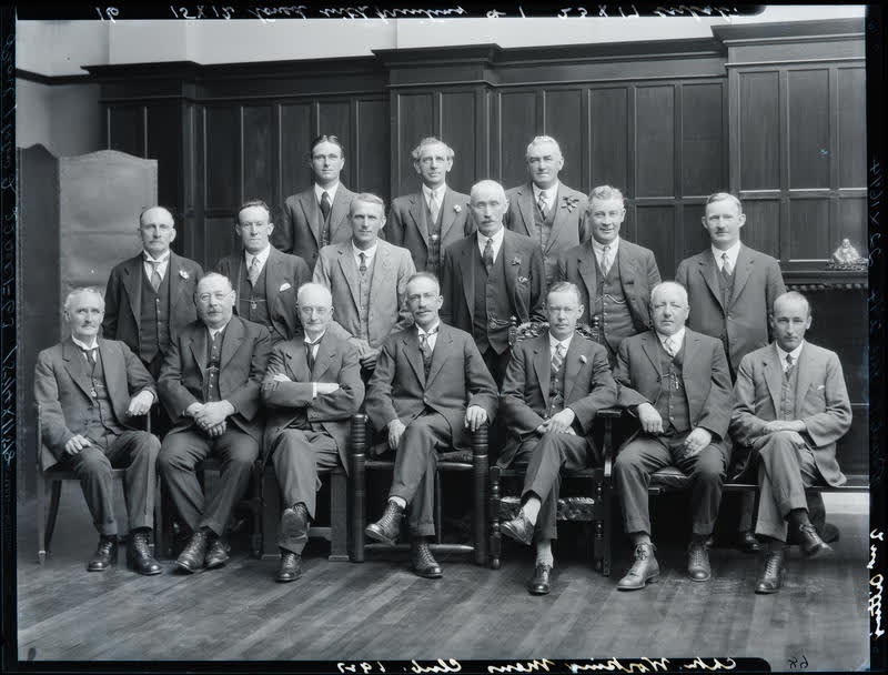 Film Negative: Christchurch Working Men's Club 1927, 1927