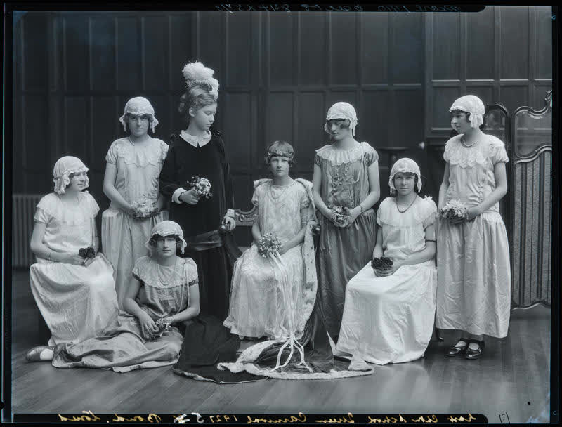 Film Negative: East Christchurch School Queen Carnival, 1927