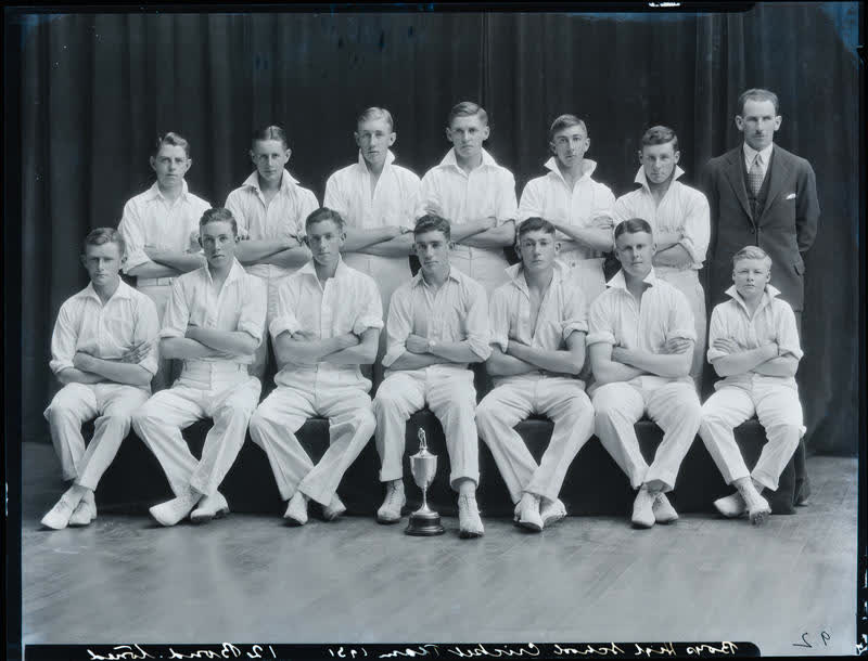 Film Negative: CBHS cricket team 1931, 1931