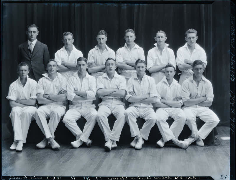 Film Negative: CBHS cricket team 1931, 1931