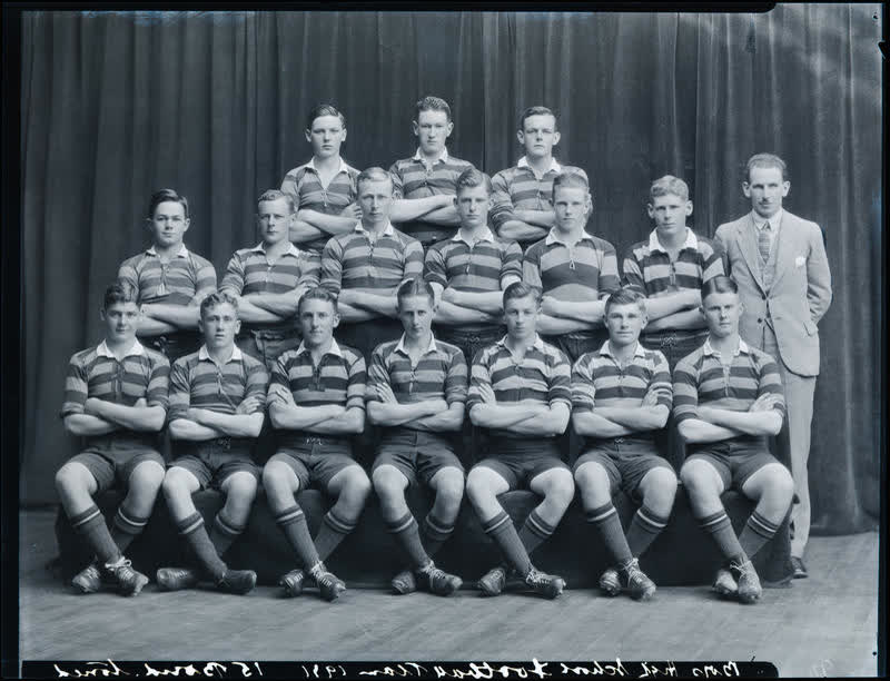 Film Negative: CBHS football team 1931, 1931