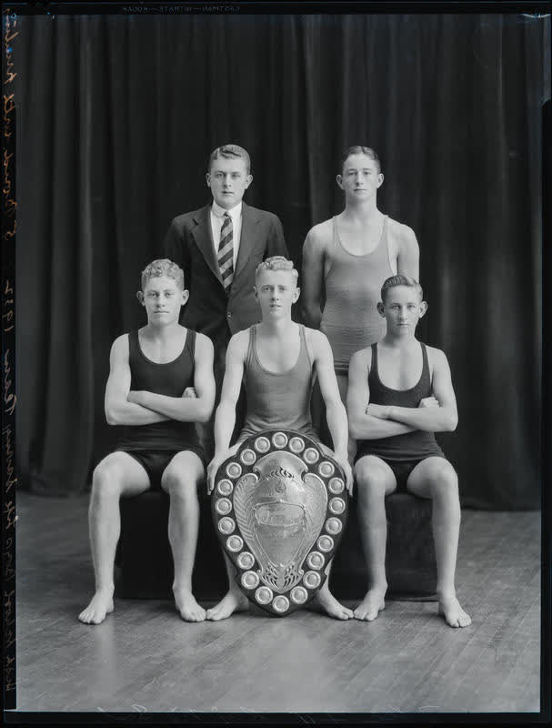 Film Negative: CBHS life saving team 1932, 1932