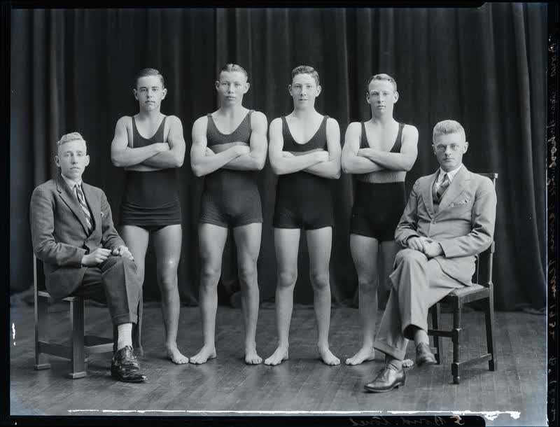 Film Negative: CBHS life saving team 1932, 1932