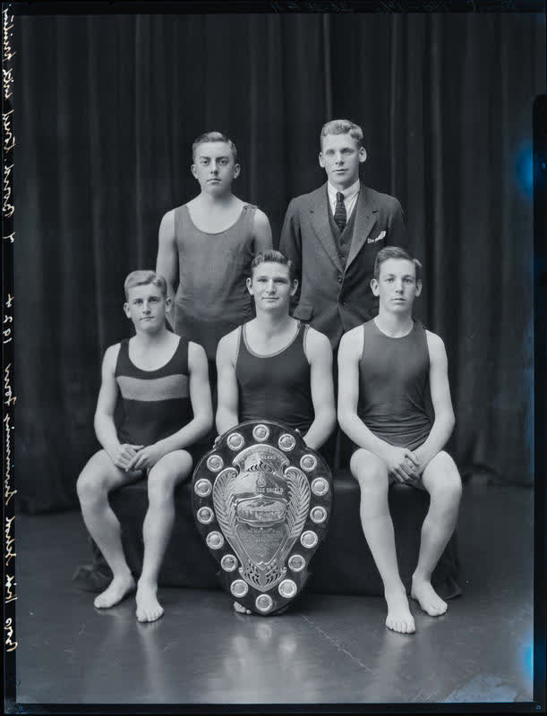 Film Negative: CBHS swimming IV, 1924