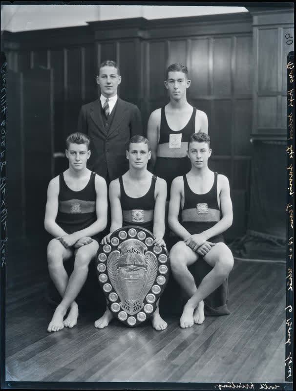 Film Negative: CBHS surf life saving team, 1928