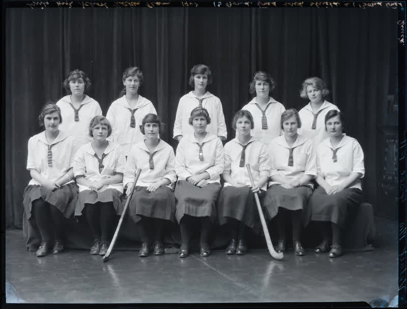 Film Negative: CGHS hockey team 1923, 1923