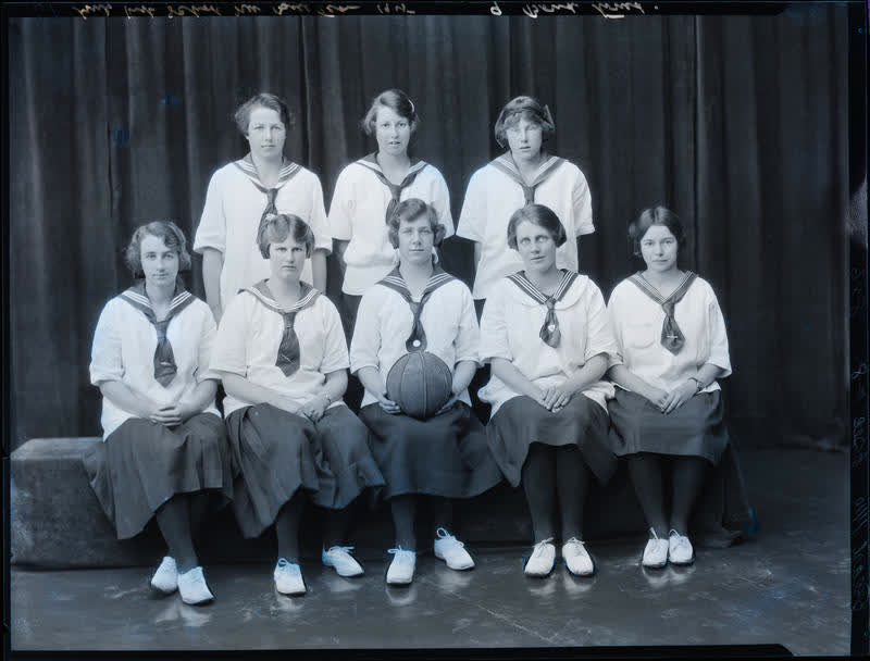 Film Negative: CGHS netball team 1925, 1925