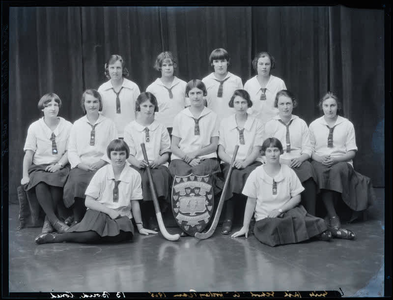 Film Negative: CGHS hockey 'A' team 1925, 1925