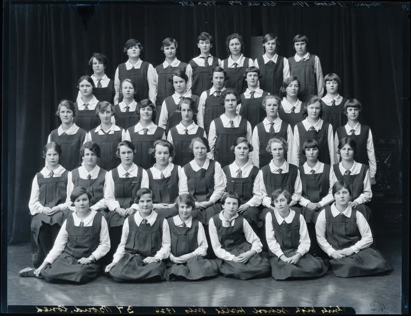 Film Negative: CGHS hostel students 1926, 1926