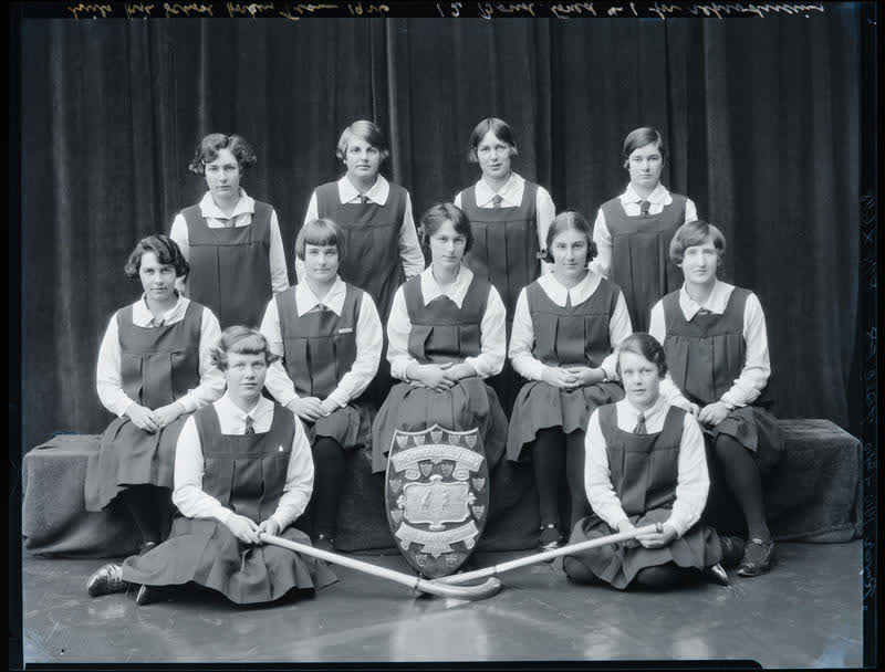 Film Negative: CGHS hockey team 1926, 1926