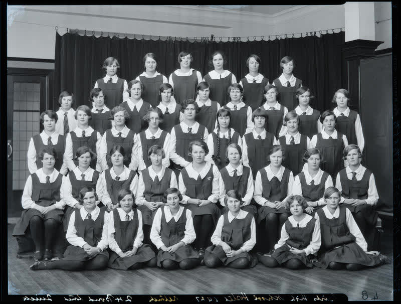 Film Negative: CGHS hostel students 1927, 1927