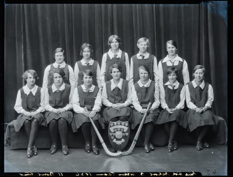Film Negative: CGHS hockey 'B' team 1926, 1926