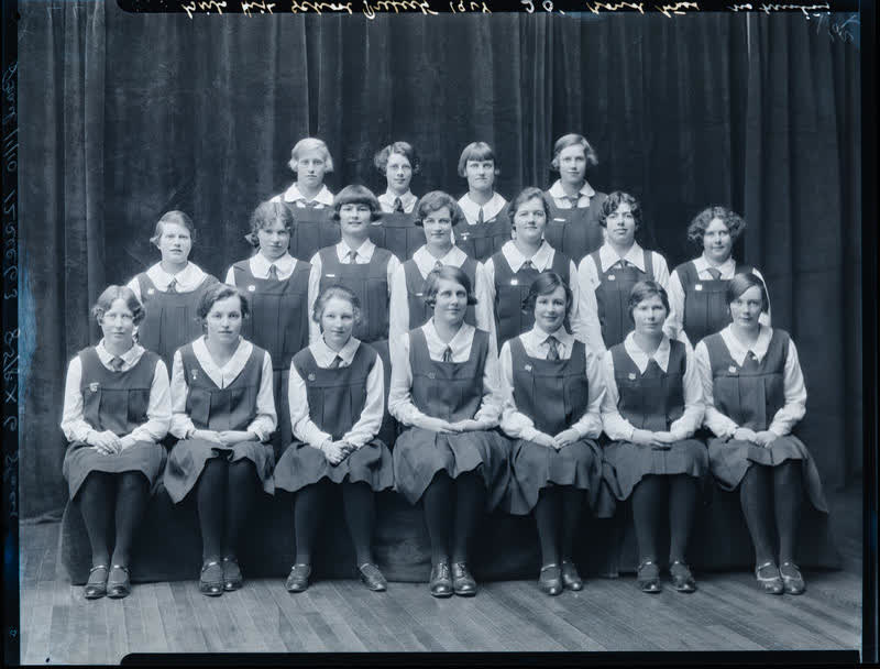 Film Negative: CGHS prefects 1928, 1928