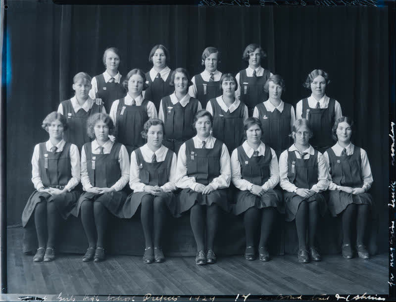 Film Negative: CGHS prefects 1929, 1929