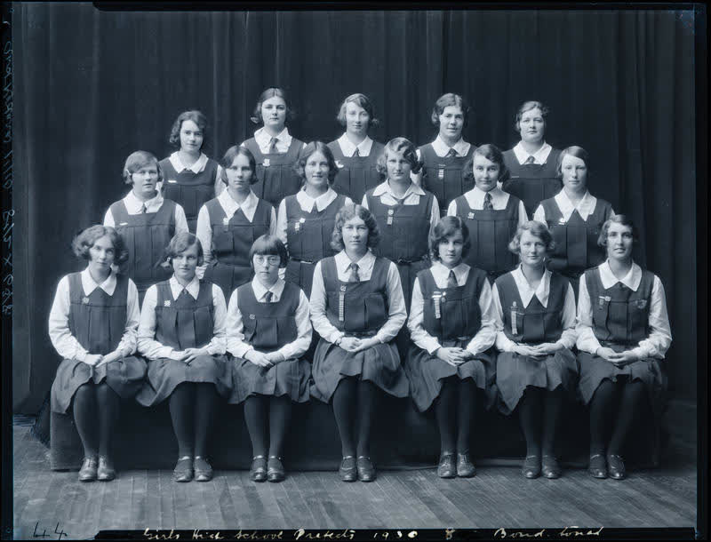 Film Negative: CGHS prefects 1930, 1930