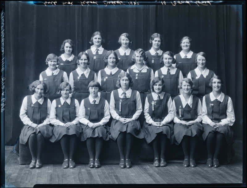 Film Negative: CGHS prefects 1930, 1930
