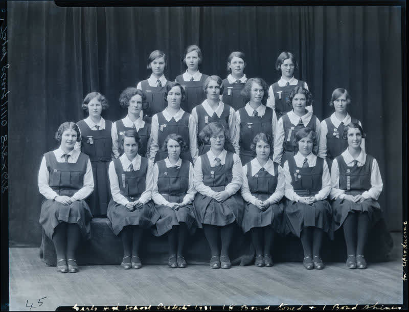Film Negative: CGHS prefects 1931, 1931