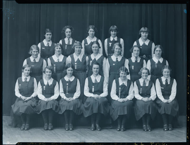 Film Negative: CGHS prefects 1933, 1933