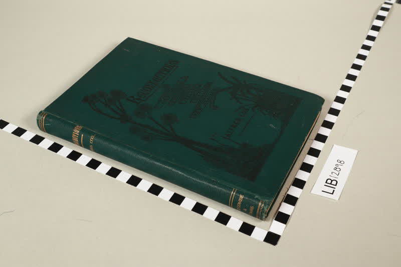 Book: Recollections, Australia, England, Ireland, Scotland, New Zealand, 1884