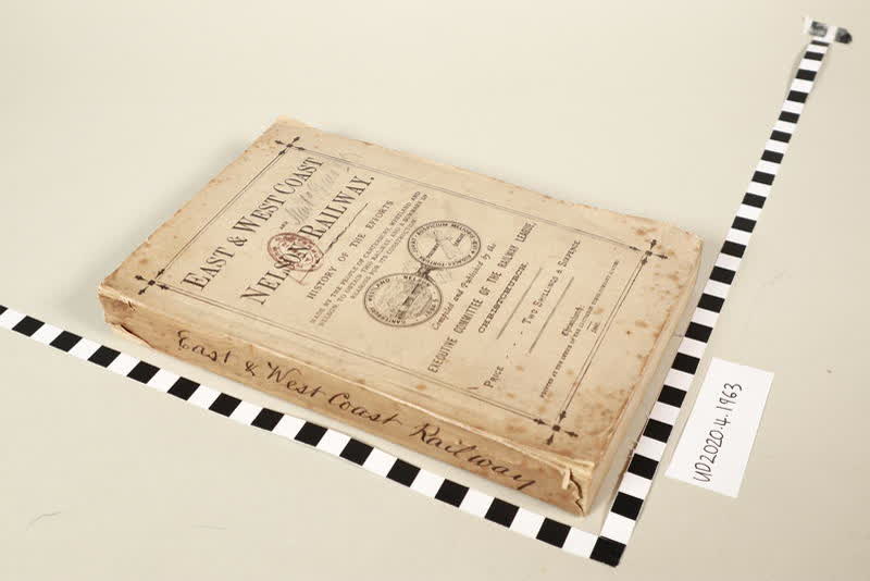 Book: East and West Coast and Nelson Railway, 1886