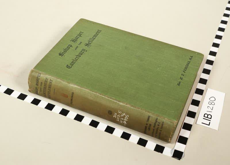Book: Bishop Harper and the Canterbury Settlement, 1903