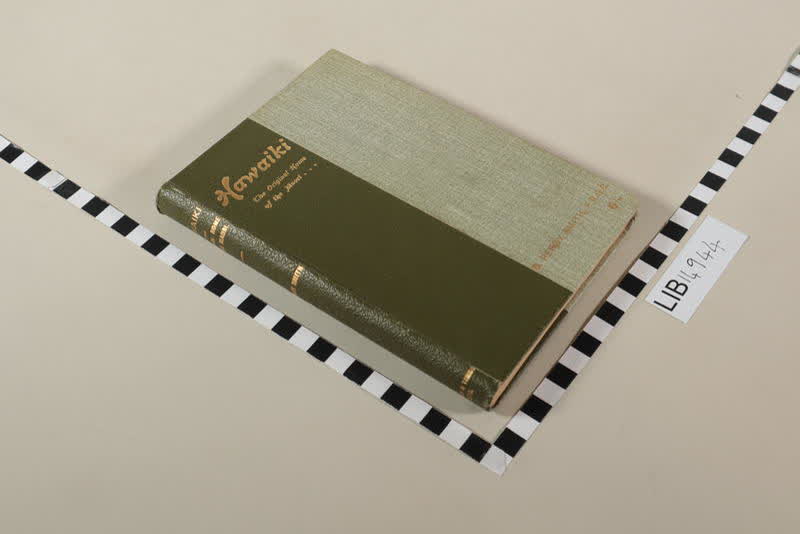 Book: Hawaiki, the Original Home of the Maori with a Sketch of Polynesian History, 1904