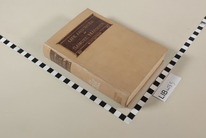 Book: Life and Work of Samuel Marsden, 1913