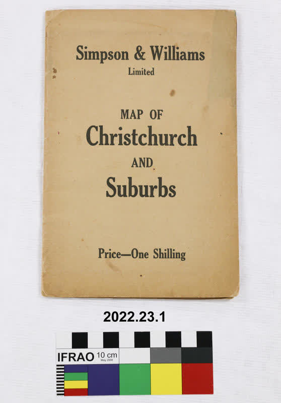 Map: Christchurch and Suburbs 1922, 1922