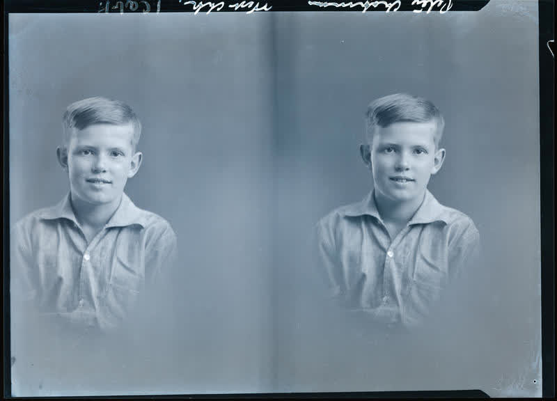 Film Negative: Peter Chapman (twin negative), 1931