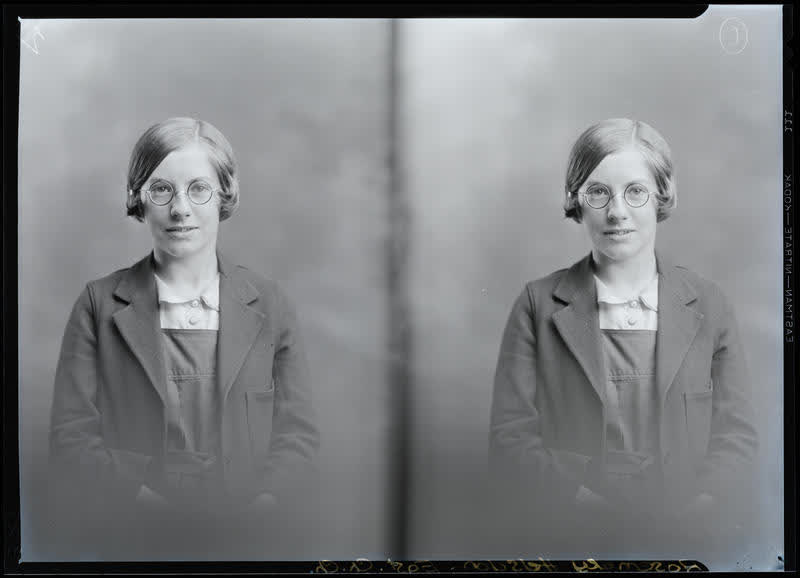 Film Negative: Miss Rosemary Helsdon (twin negative), 1940