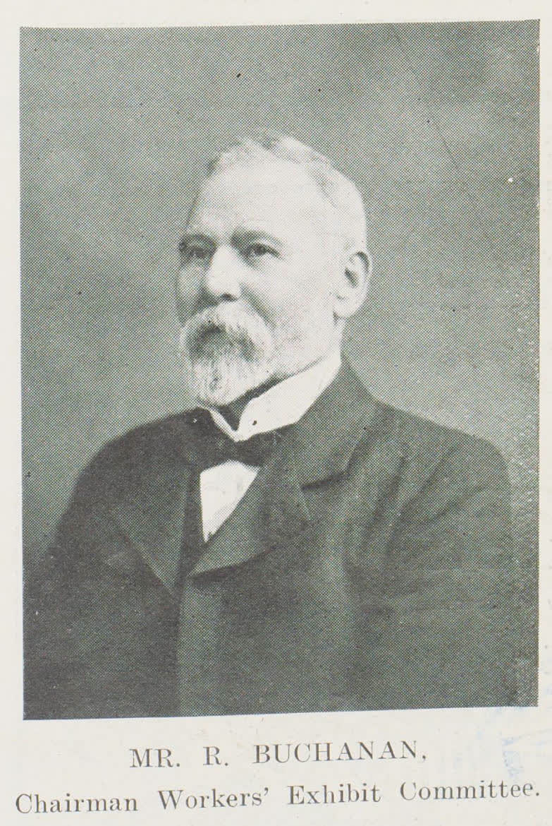 Mr R Buchanan, Chairman Workers' Exhibit Committee, 1906