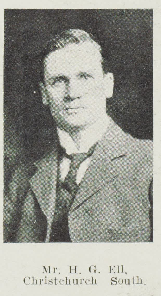 Mr. H. G. Ell, Christchurch South, 1911