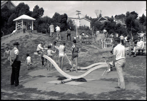 Cashmere playground, Christchurch, 1970