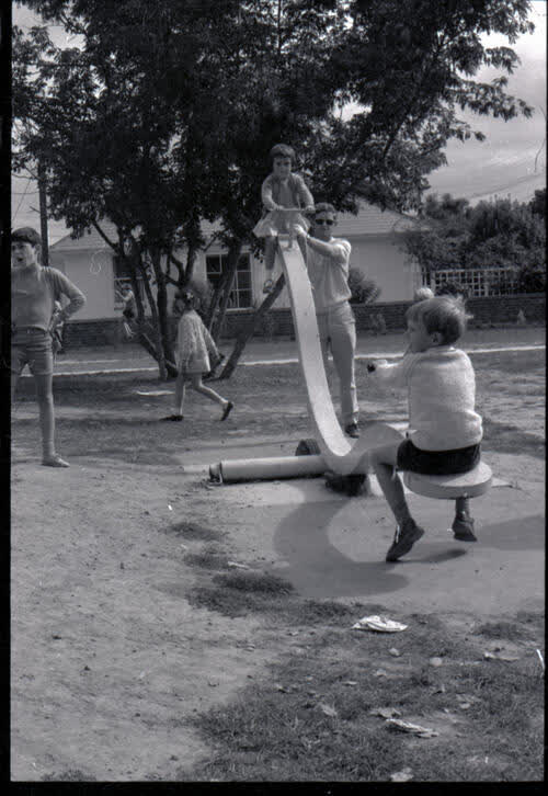Cashmere playground, Christchurch, 1970