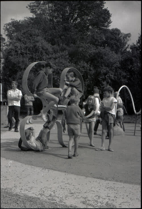 Cashmere playground, Christchurch, 1970
