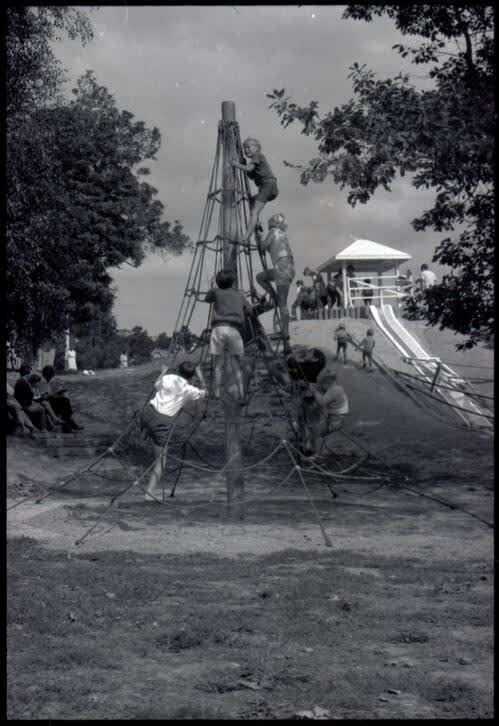 Cashmere playground, Christchurch, 1970