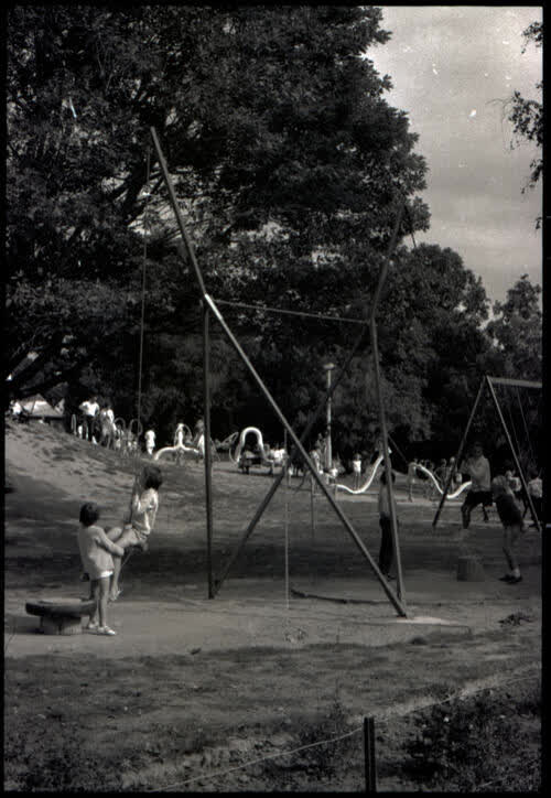 Cashmere playground, Christchurch, 1970