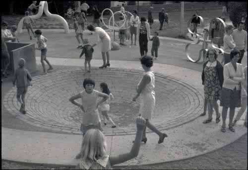 Cashmere playground, Christchurch, 1970