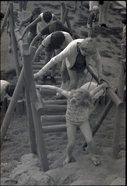 Cashmere playground, Christchurch, 1970
